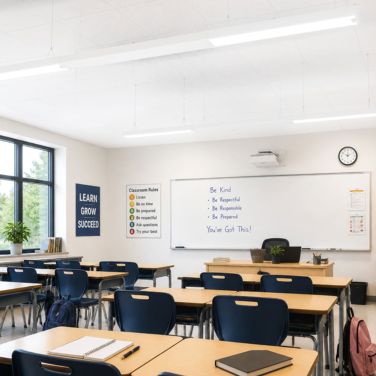 Litera suspended linear 1180mm blank module c/w blank body and electrical connectors and 2x litcon