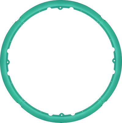 Celeste green halo insert