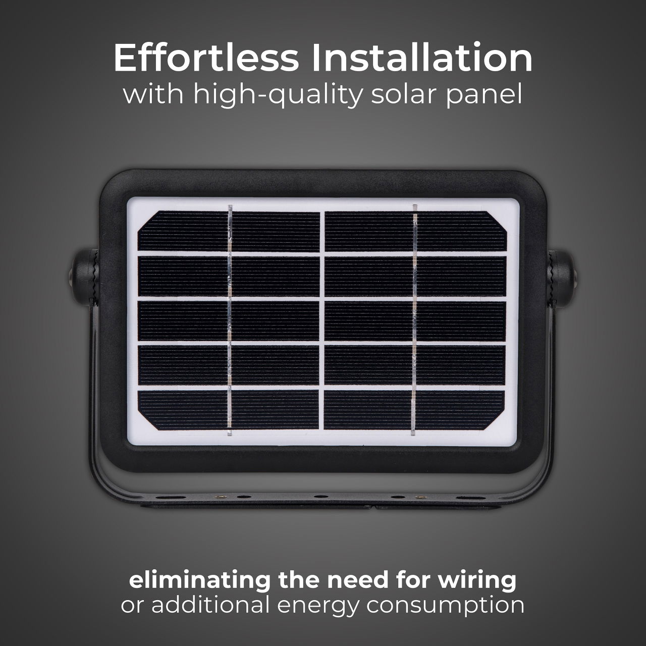 Luceco Solar Floodlight & PIR 5W, 550lm