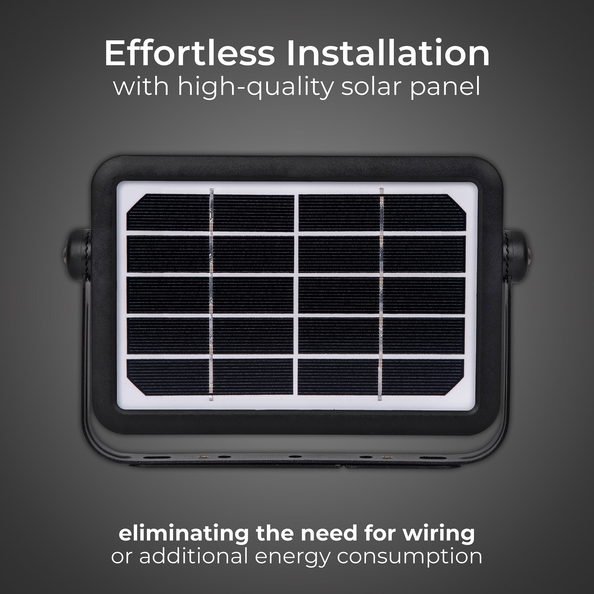 Luceco Solar Floodlight & PIR 5W, 550lm