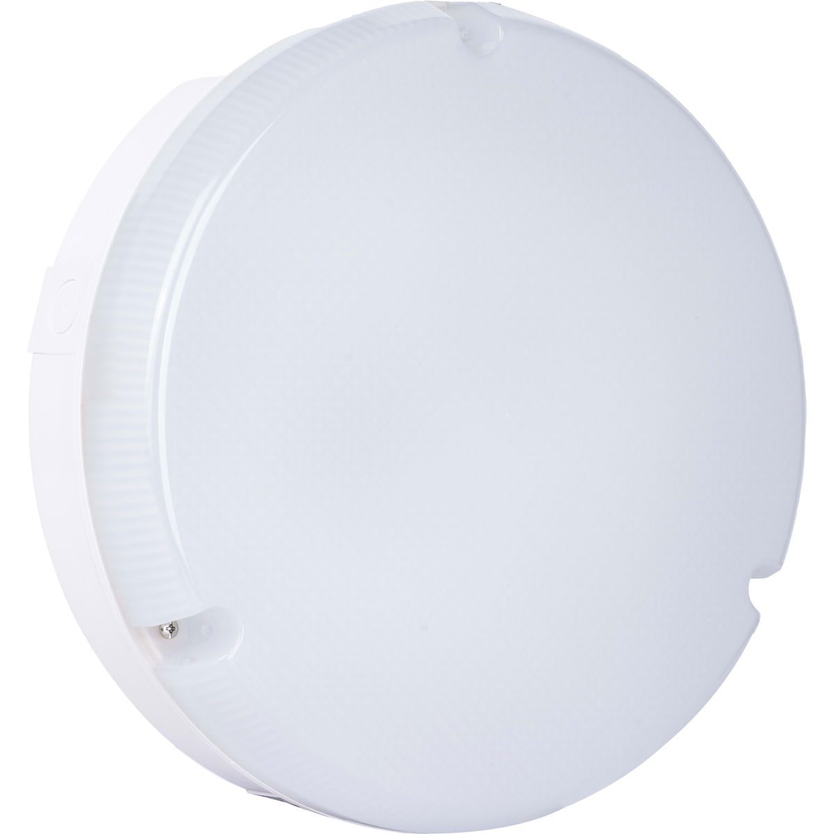 Luceco LED Bulkhead Light, Indoor & Outdoor Wall & Ceiling Lighting, Mosi Round Fixed Output Driver, 290mm, Commercial & Residential Use, 6/10/13W CCT 3/4/5/6000K IP65 IK08 Class 2, White
