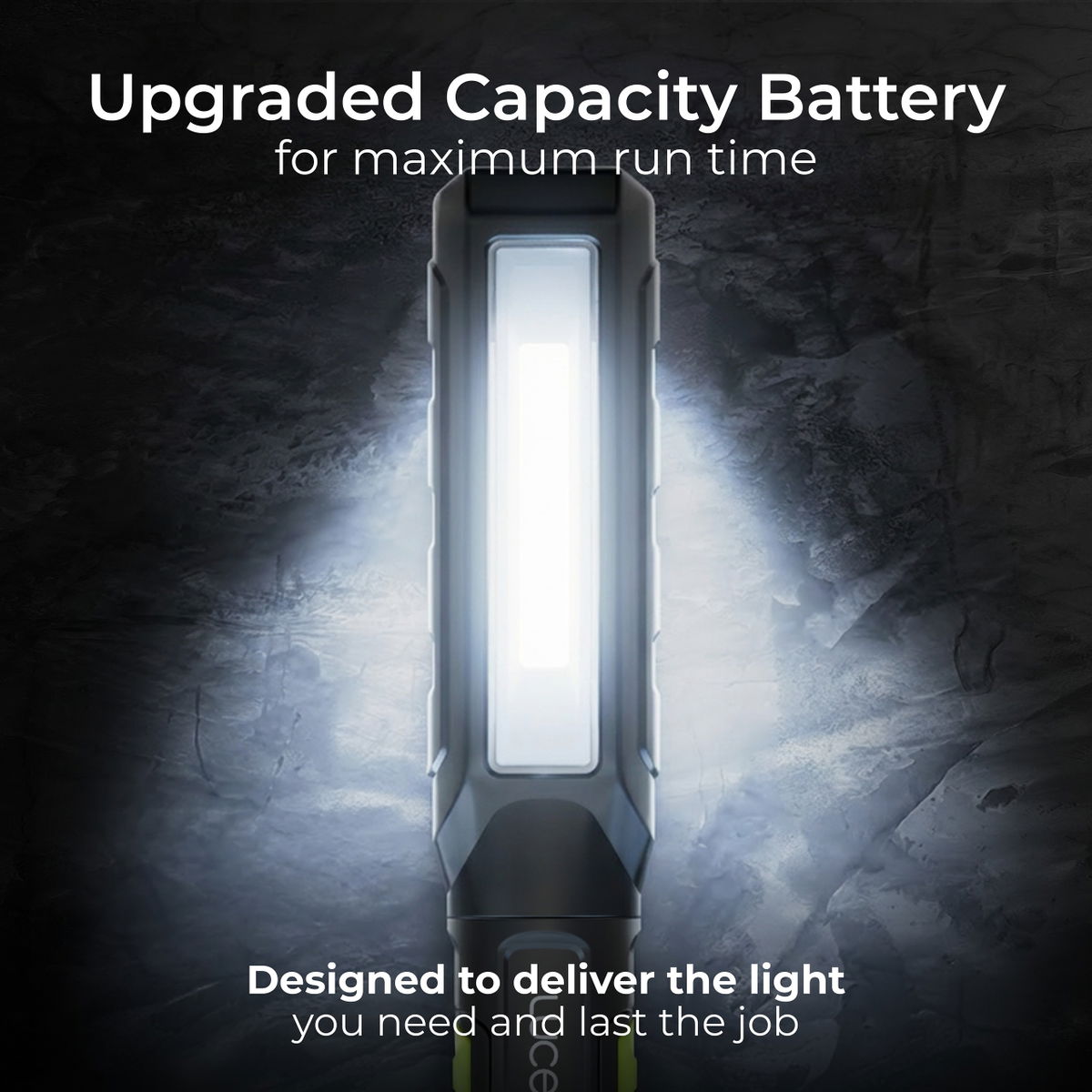 Rechargeable Inspection LED Tilt & Twist Torch 5W 600lm, 6500K with Power Bank USB-C