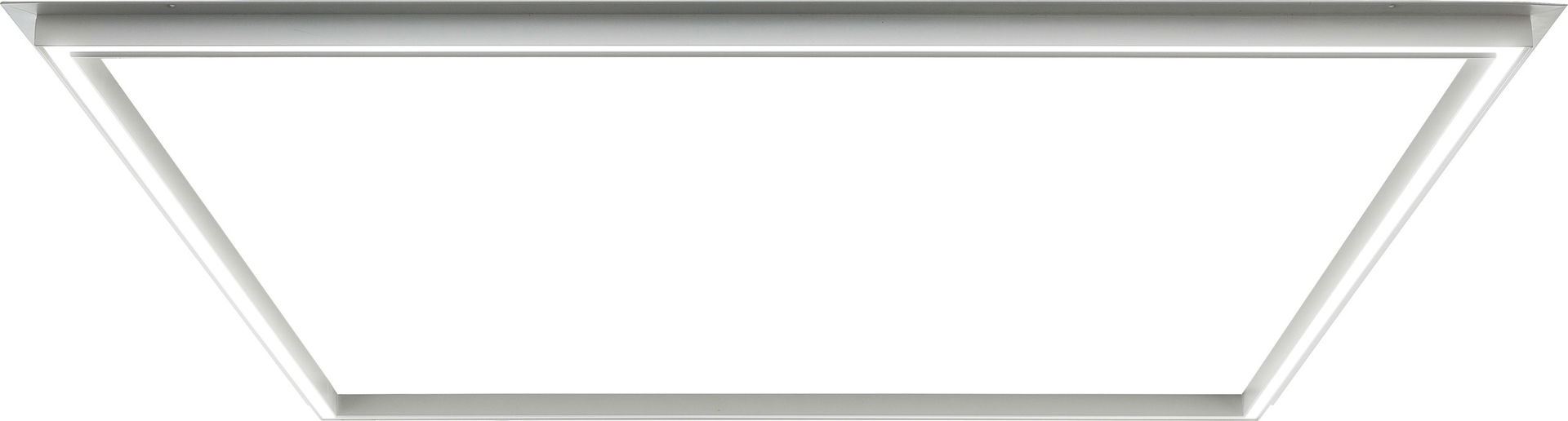 LuxFrame RAL 9016 recessed panel 595x595mm 2000lm 24w std
