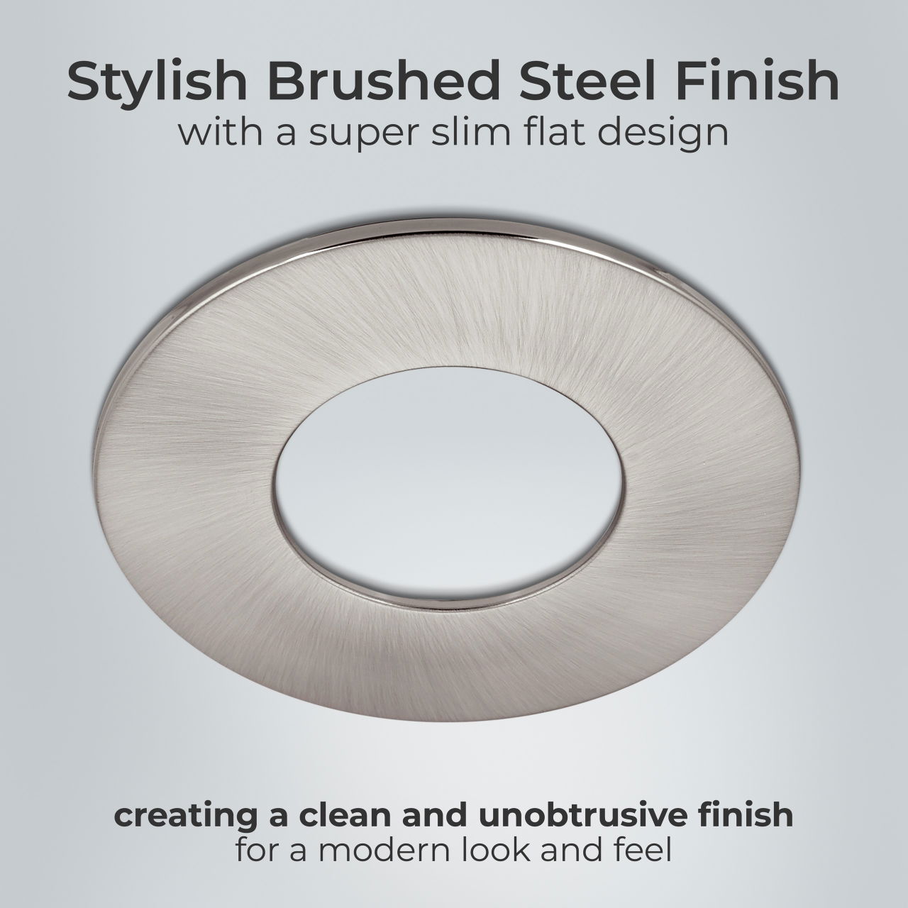 FType Flat Brush Steel Bezel Accessory