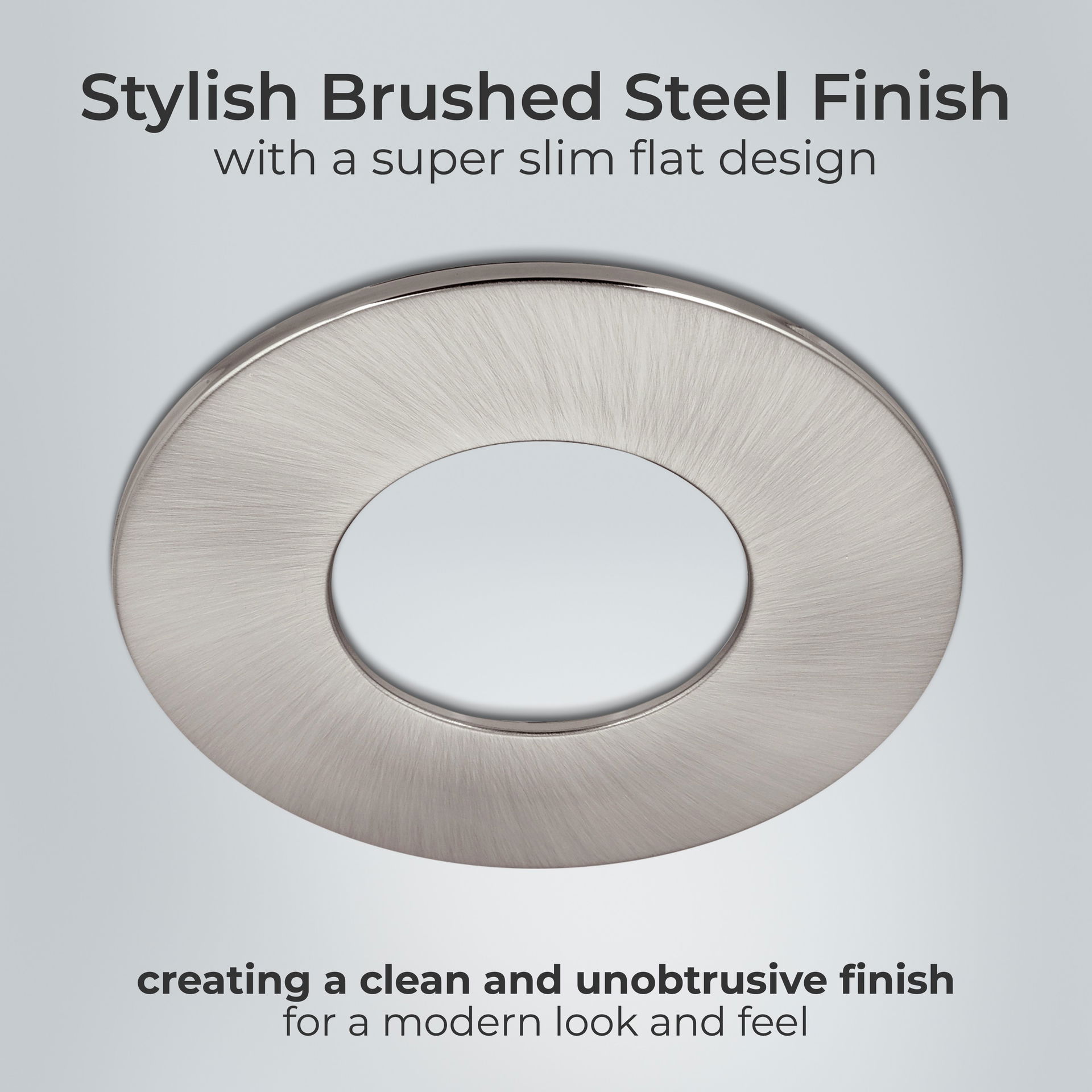 FType Flat Brush Steel Bezel Accessory