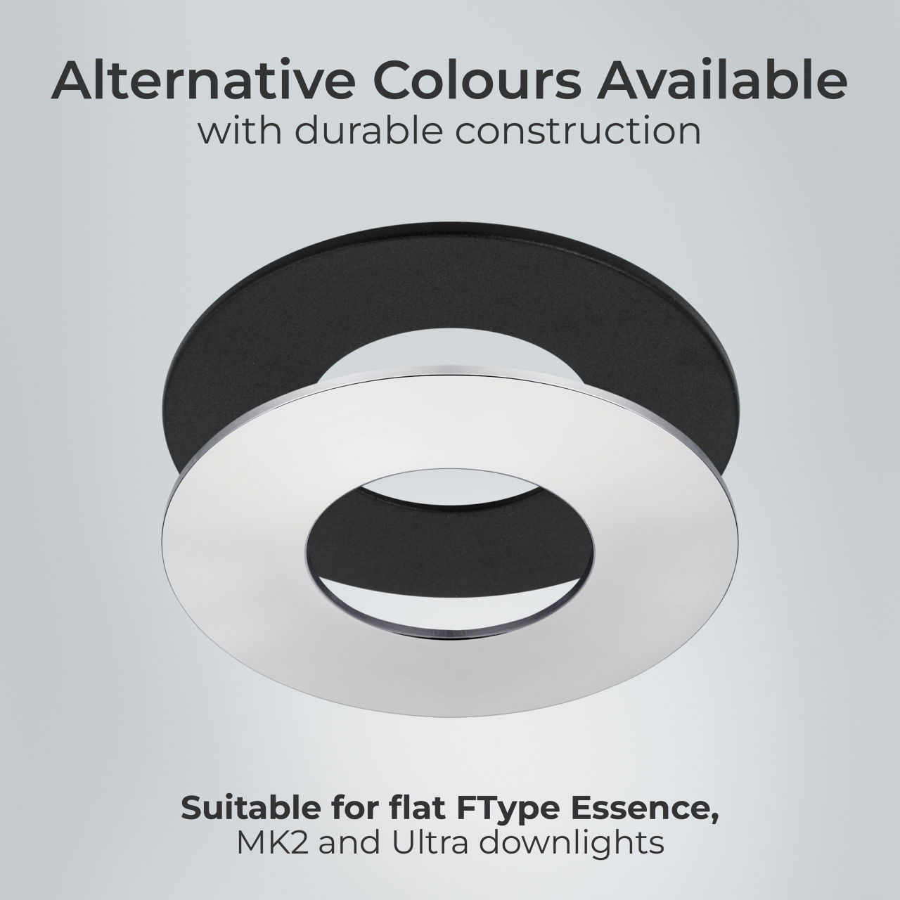 FType Flat Brush Steel Bezel Accessory