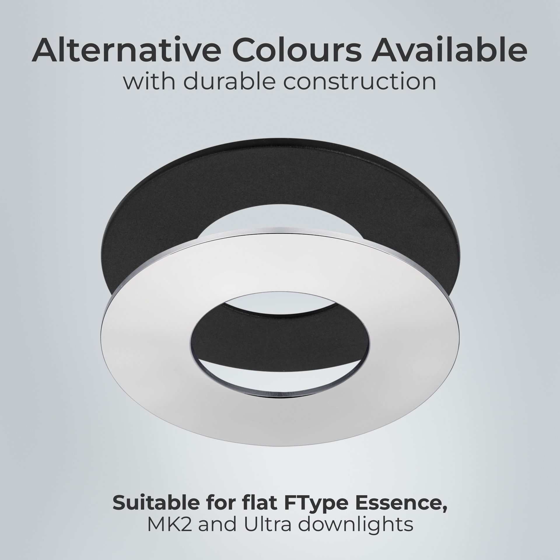 FType Flat Brush Steel Bezel Accessory