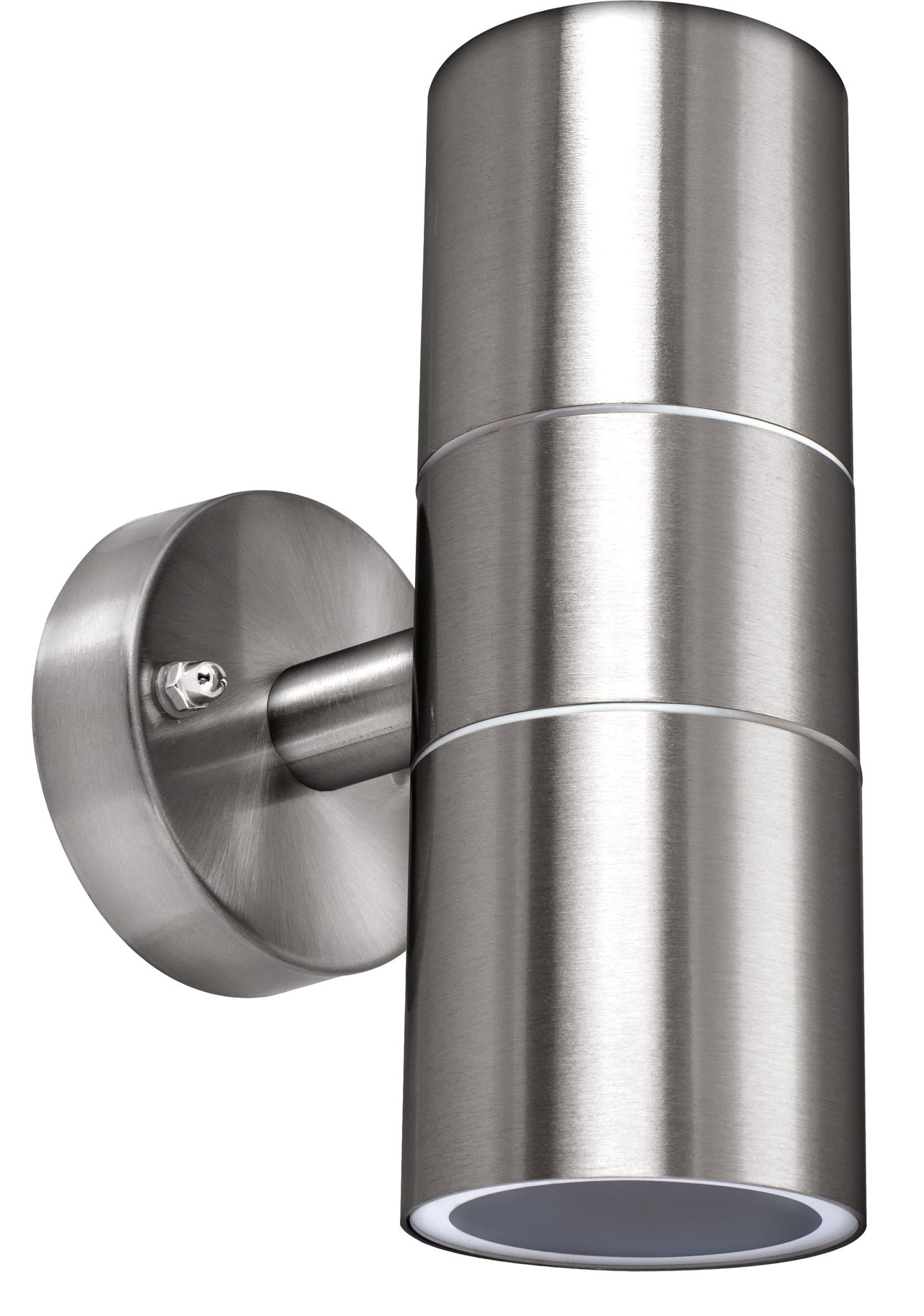 Exterior decorative up / down wall light GU10 stainless steel