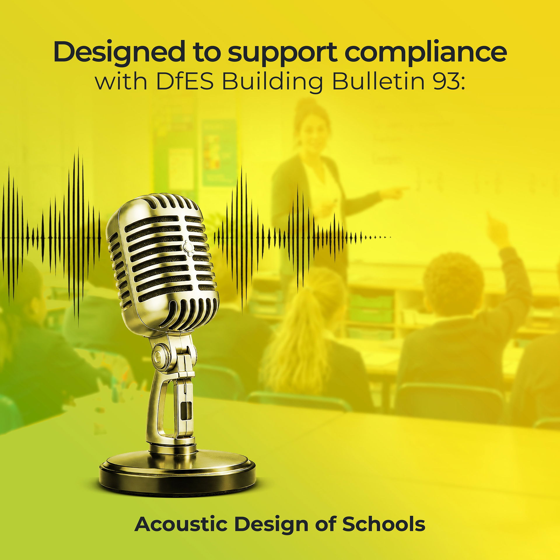 Luceco Litera Acoustic Wing for LIT15WMOD Enhance Sound Absorption