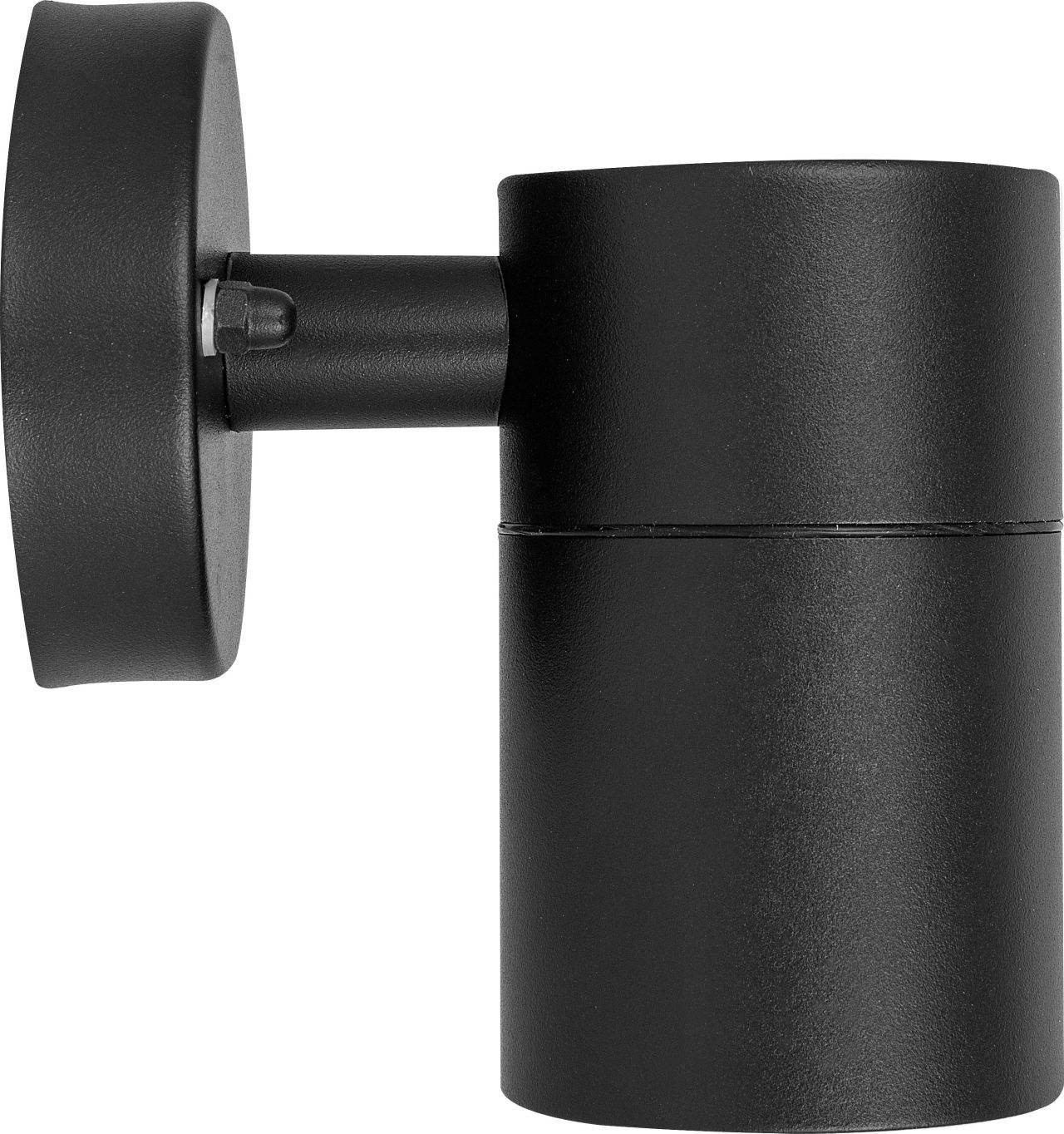 Exterior decorative down wall light GU10 finished in black