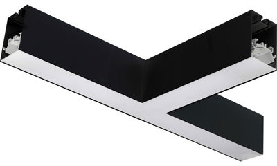 Contour 568mm suspended T connector module 900lumens with fixed output driver finished in black