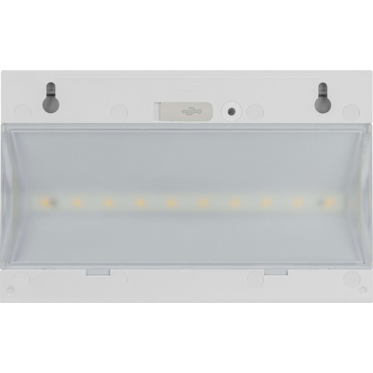 Luceco Prysm Decorative Outdoor Solar Wall Light with PIR Motion Sensor and USB Charging Port, LED Exterior Lighting, White, IP54, 6W, 600lm, 4000K