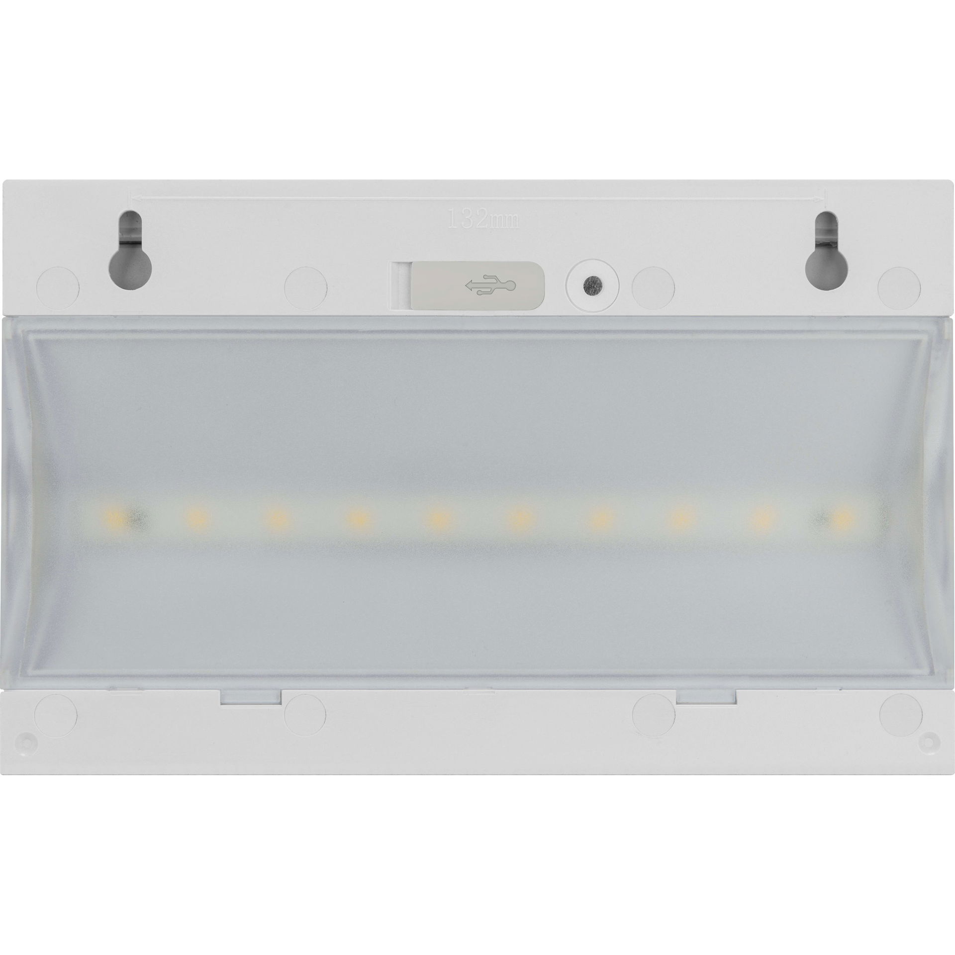 Luceco Prysm Decorative Outdoor Solar Wall Light with PIR Motion Sensor and USB Charging Port, LED Exterior Lighting, White, IP54, 6W, 600lm, 4000K