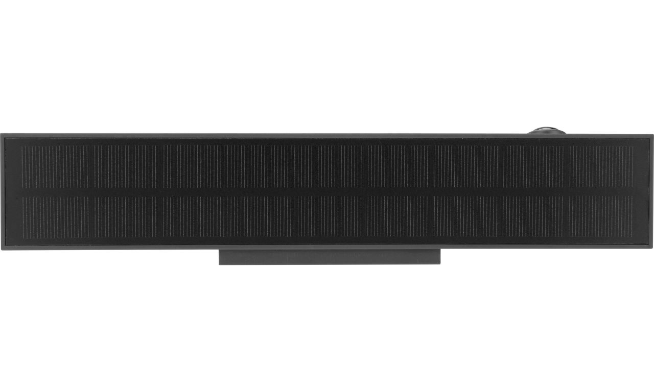 Luceco Era Decorative Outdoor Solar Brick Wall Light with PIR Motion Sensor, LED Exterior Lighting, Slate Grey, IP54, 7W, 1000lm, 3000K