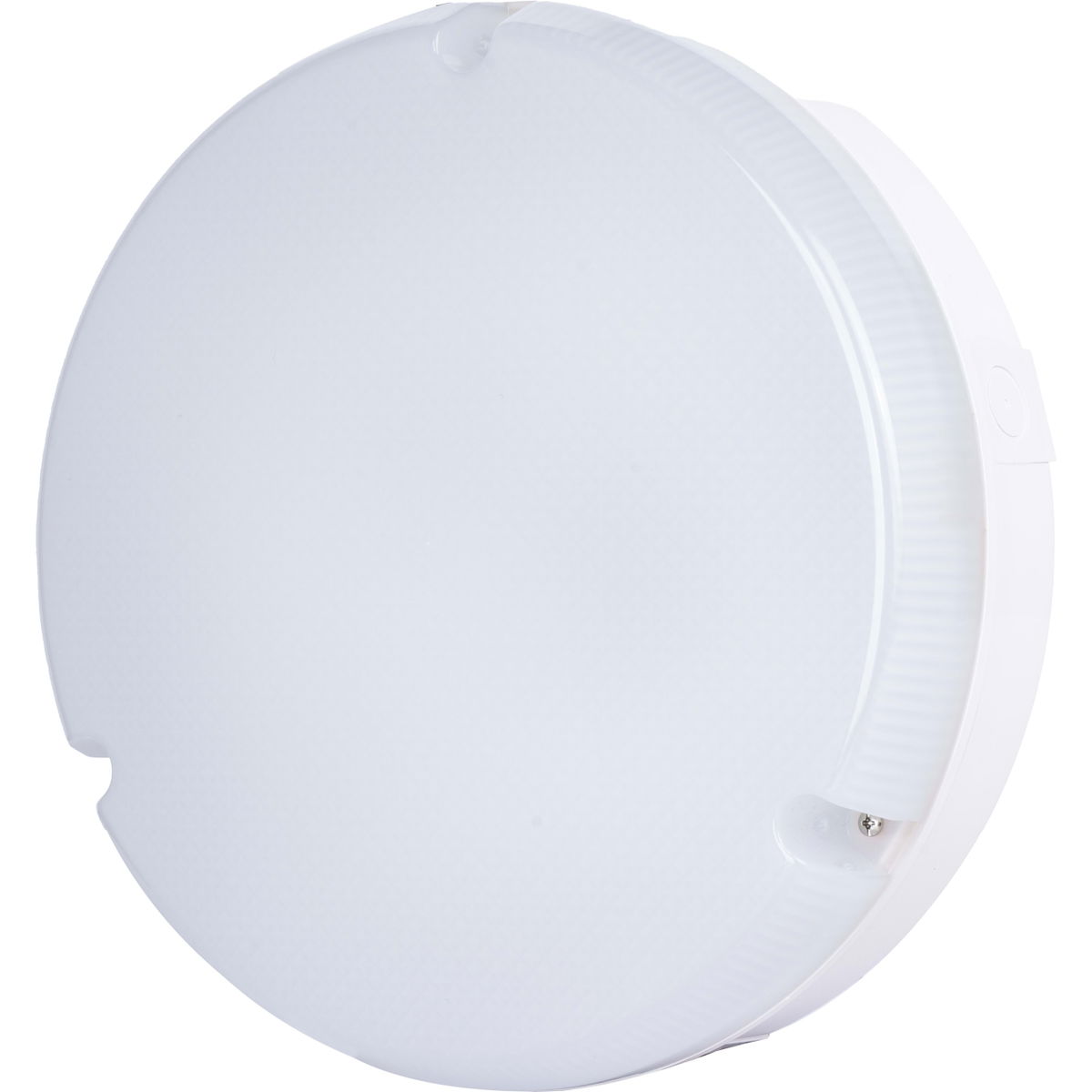 Luceco LED Bulkhead Light, Indoor & Outdoor Wall & Ceiling Lighting, Mosi Round Fixed Output Driver, 290mm, Commercial & Residential Use, 6/10/13W CCT 3/4/5/6000K IP65 IK08 Class 2, White