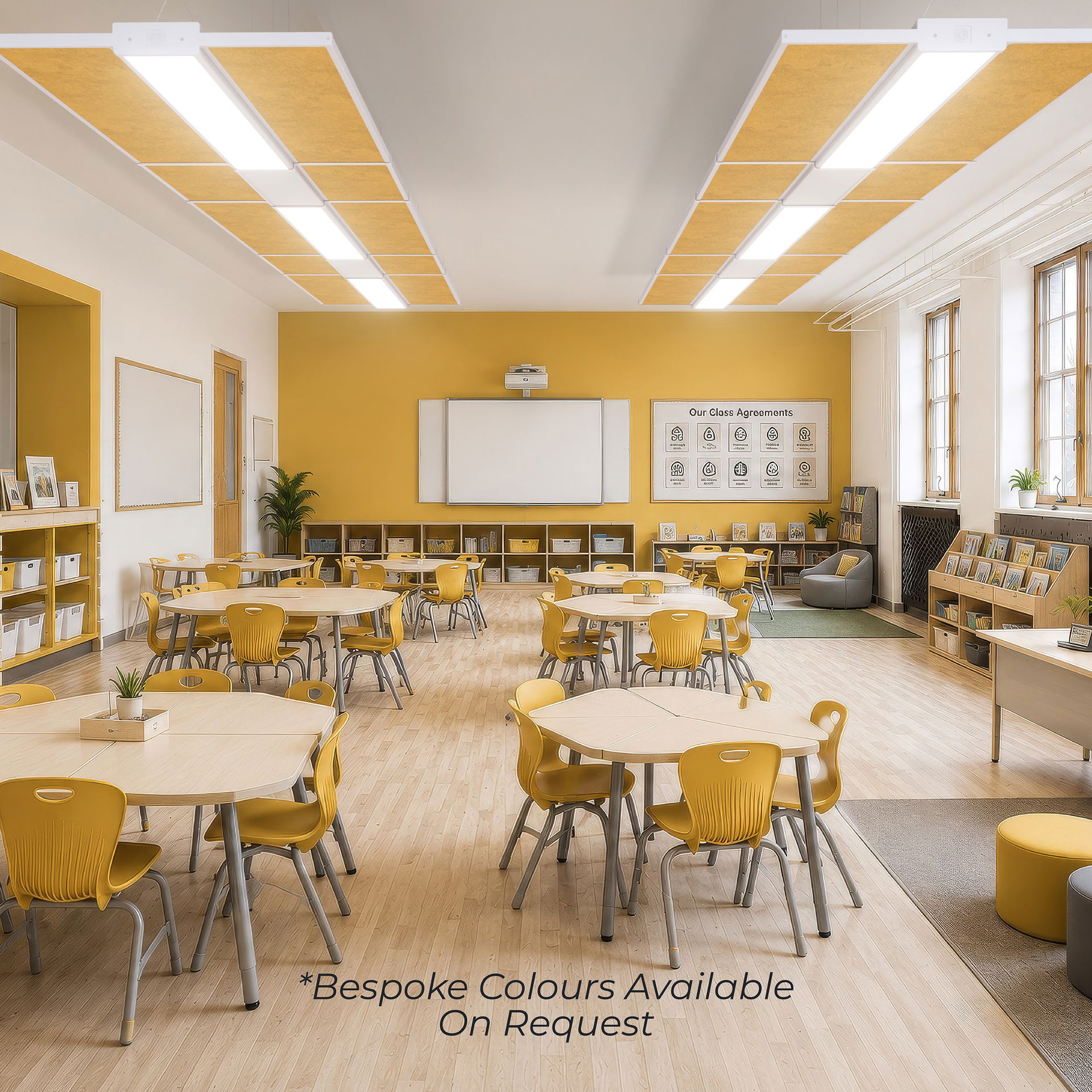 Luceco Litera Acoustic Wing for LIT06WMOD Enhanced Sound Absorption