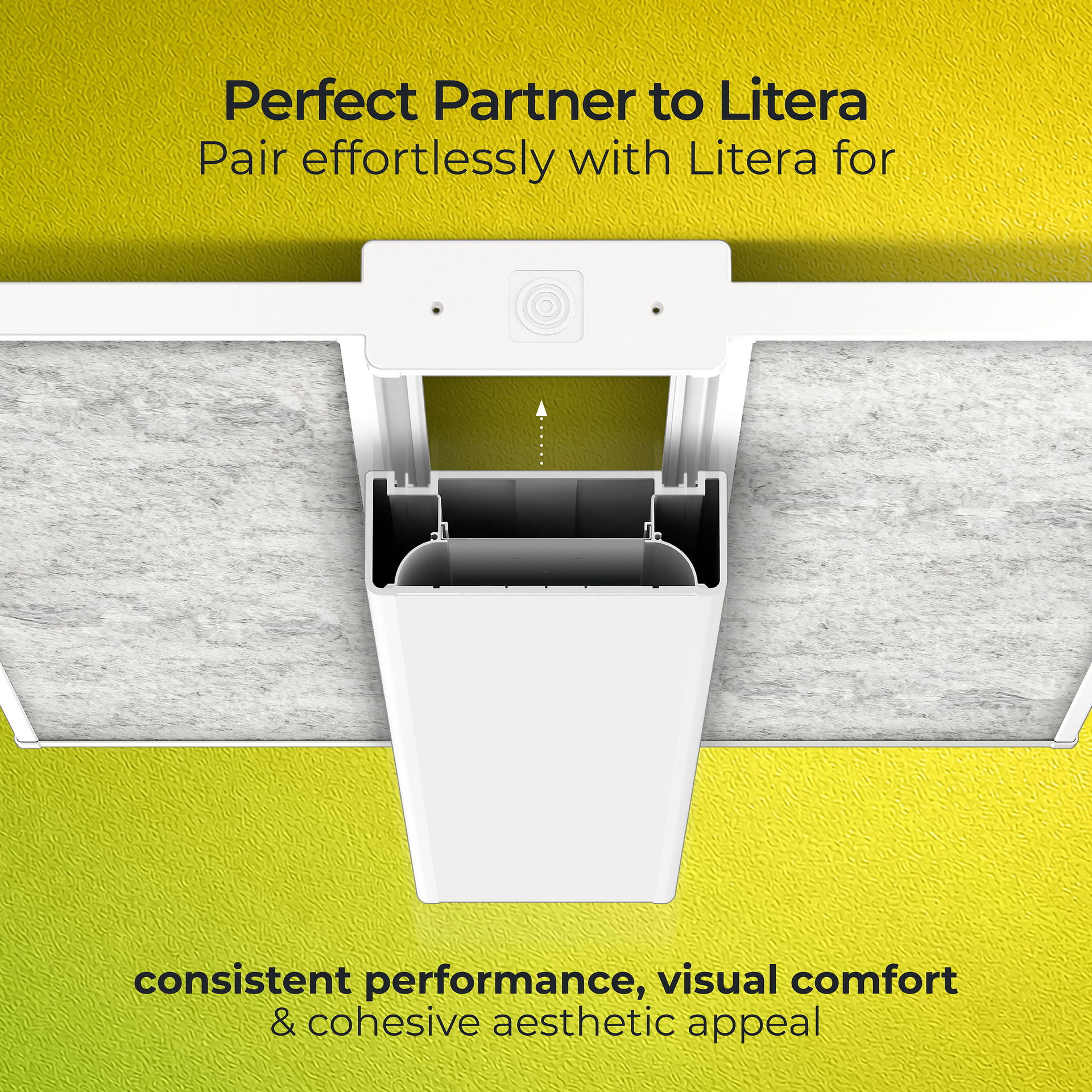 Luceco Litera Acoustic Wing for LIT15WMOD Enhance Sound Absorption