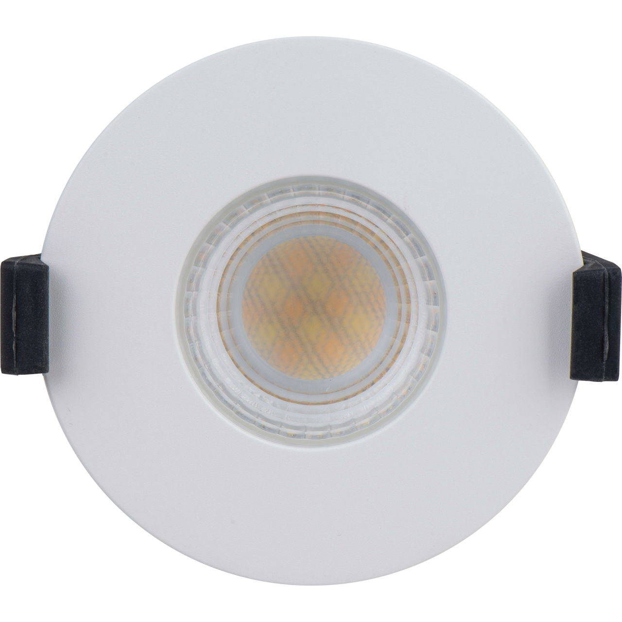 FType MK2 Fire Rated Downlight 4W/6W 750lm Power Change & CCT Change 3000K / 4000K Dim2Warm Dimmable IP65 White bezel - Flat