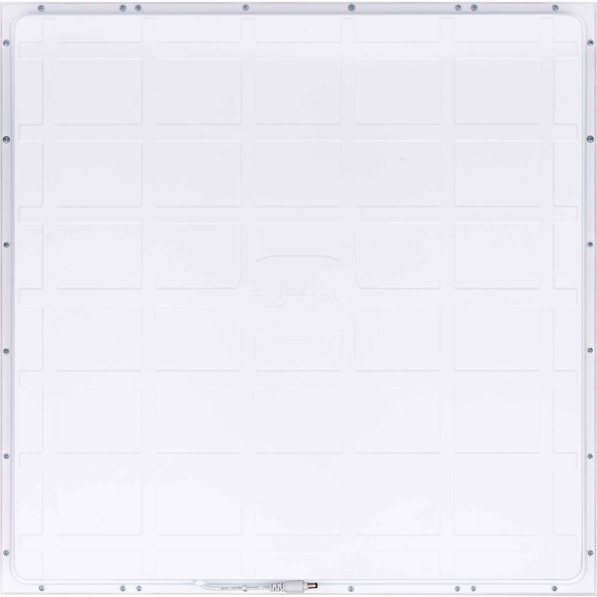 Luceco LuxPanel Delta LED Panel, Architectural Direct/Indirect Panel Luminaire, 600x600mm, 20W, 2800lm, 4000K
