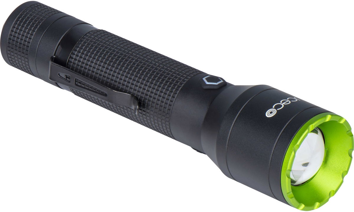 Luceco Multi Focus LED Hand Torch, USB-C Rechargeable, Inspection Light, 3 Lighting Modes, IP44, 4W, 400lm, 6500K