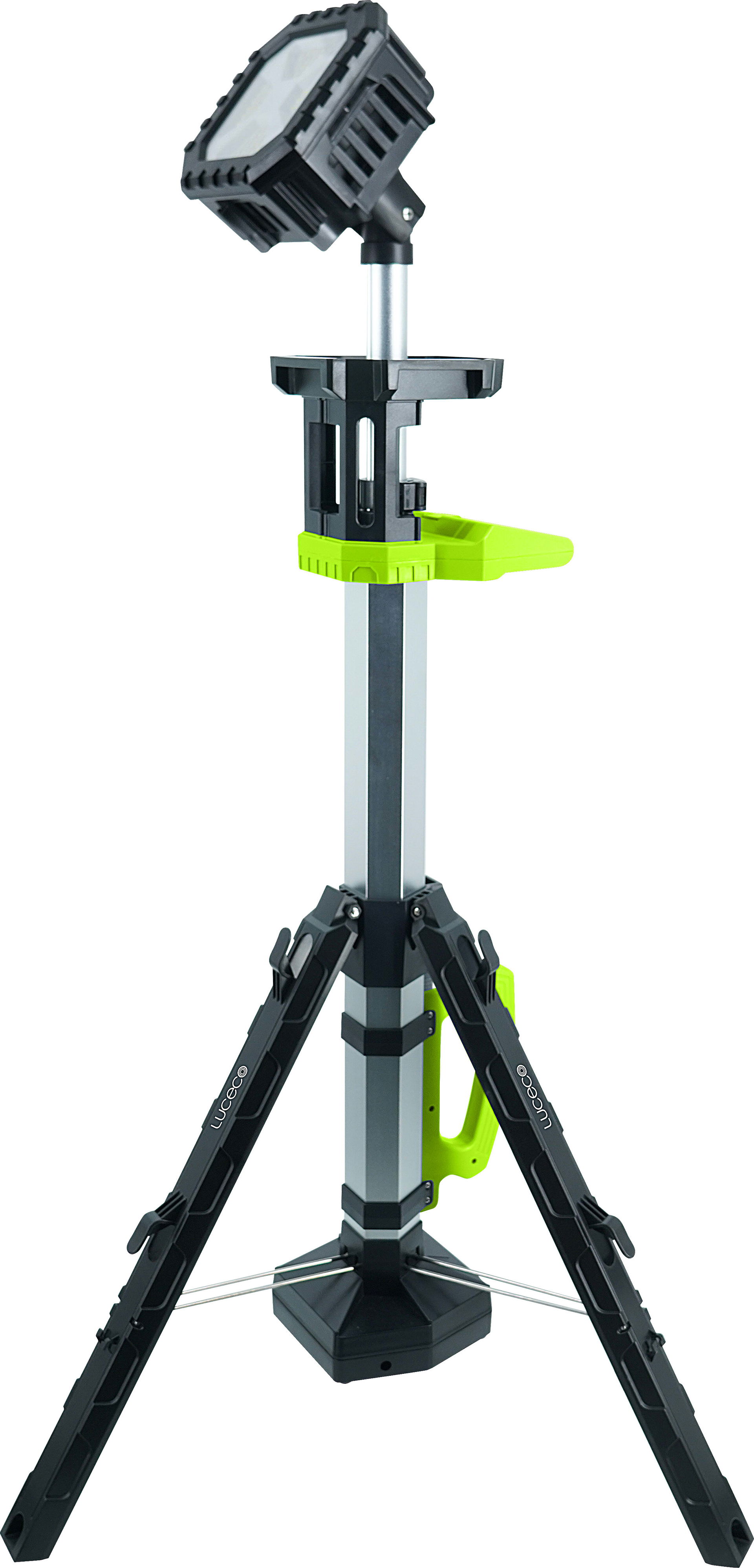 Luceco telescopic tripod IP44 worklight 5V 20W 2000lm 6500K - usbc rechargeable