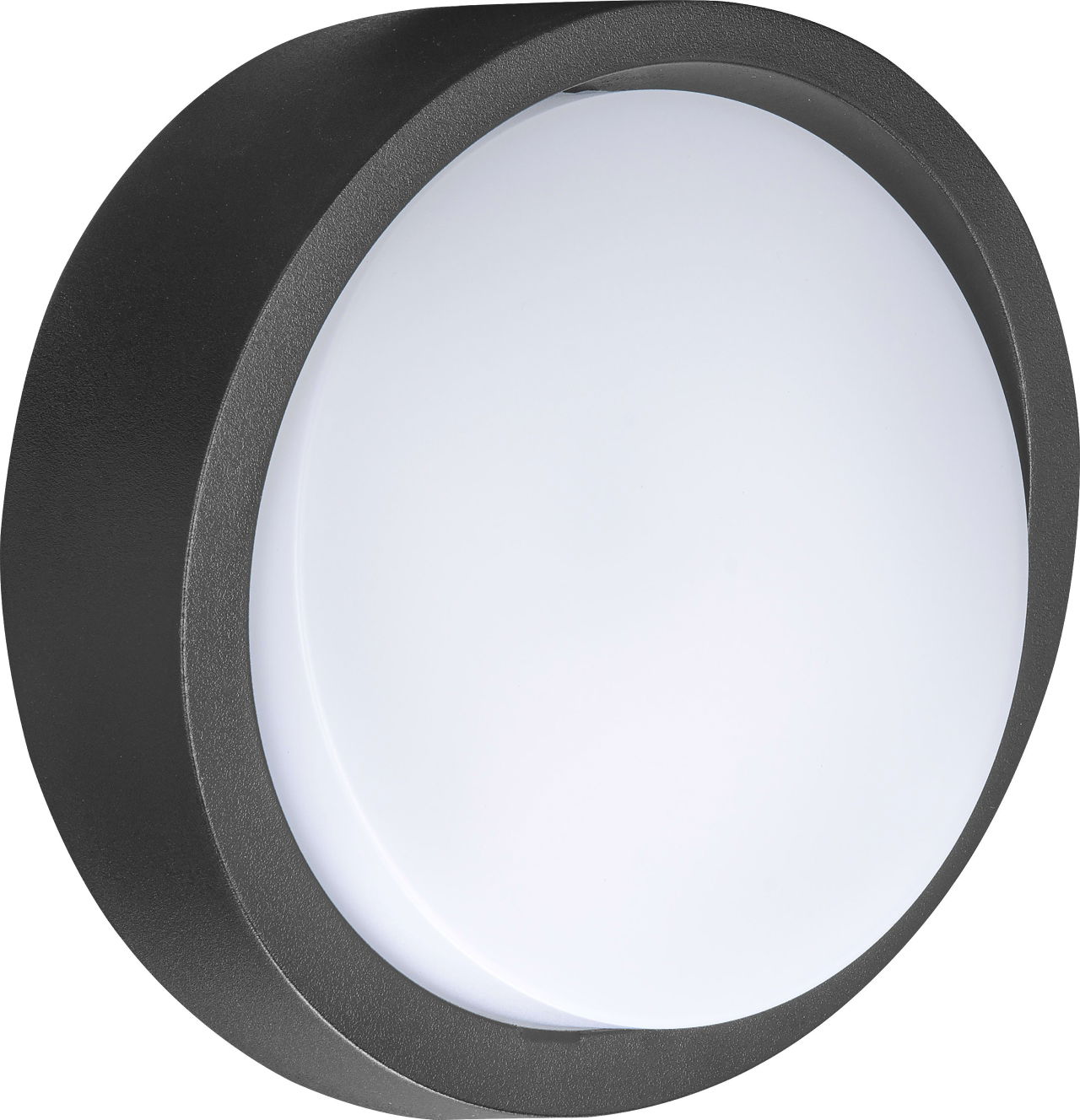 Luceco Liptus Decorative Outdoor Bulkhead Wall  Light with Colour Change (CCT), LED Exterior Lighting, Black, 220mm, IP65, 15W, 1350lm