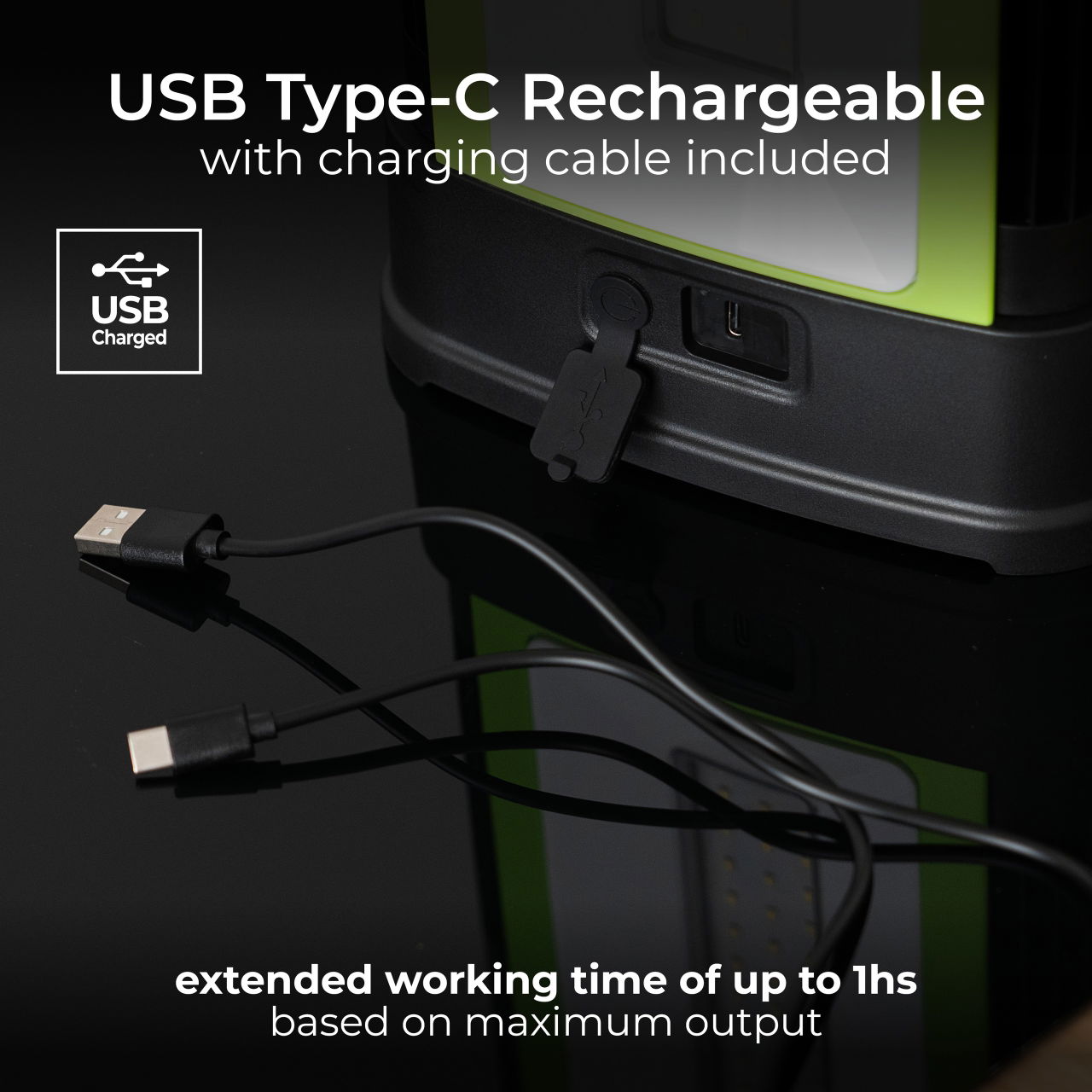 Luceco Rechargeable 3-Panel Work Light