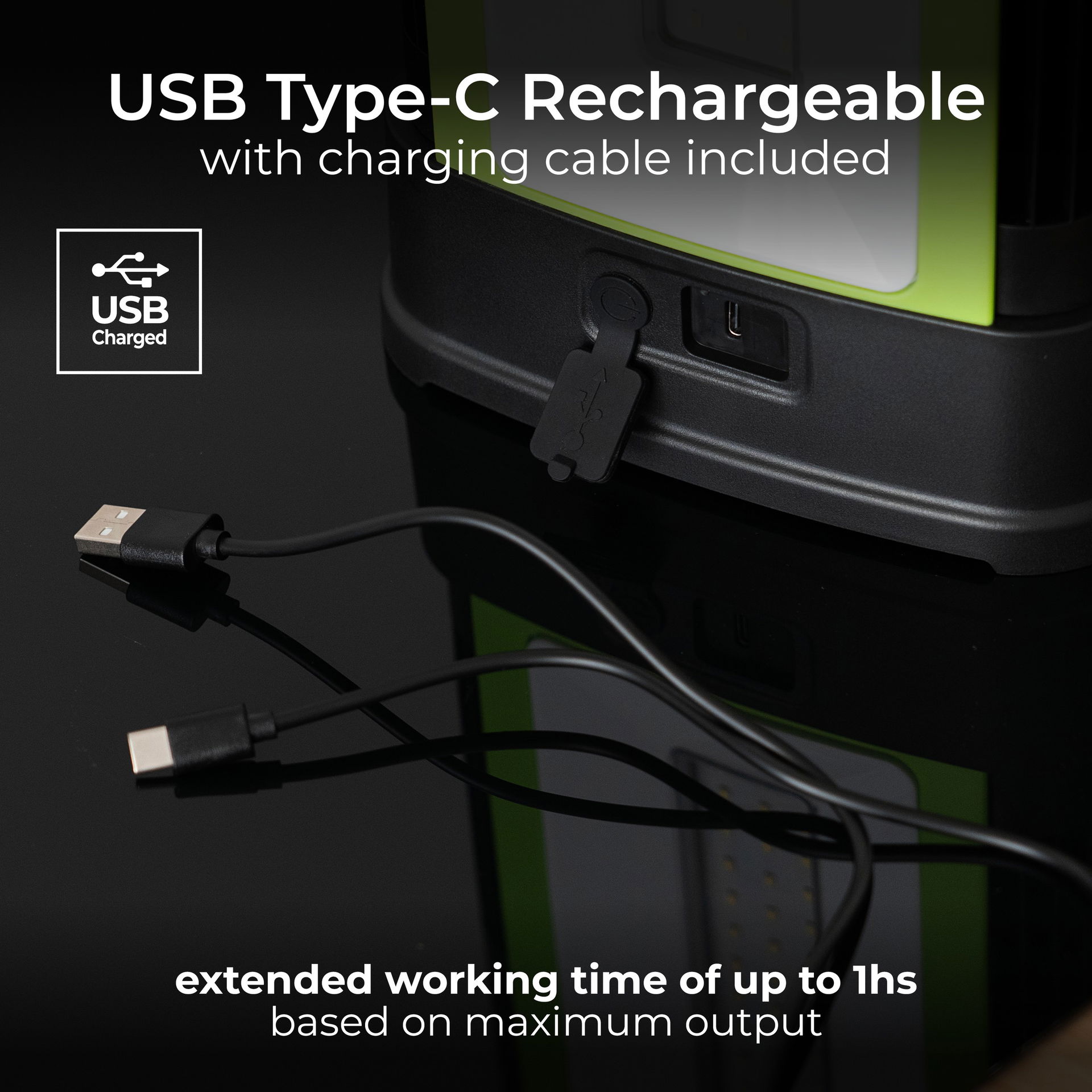 Luceco Rechargeable 3-Panel Work Light