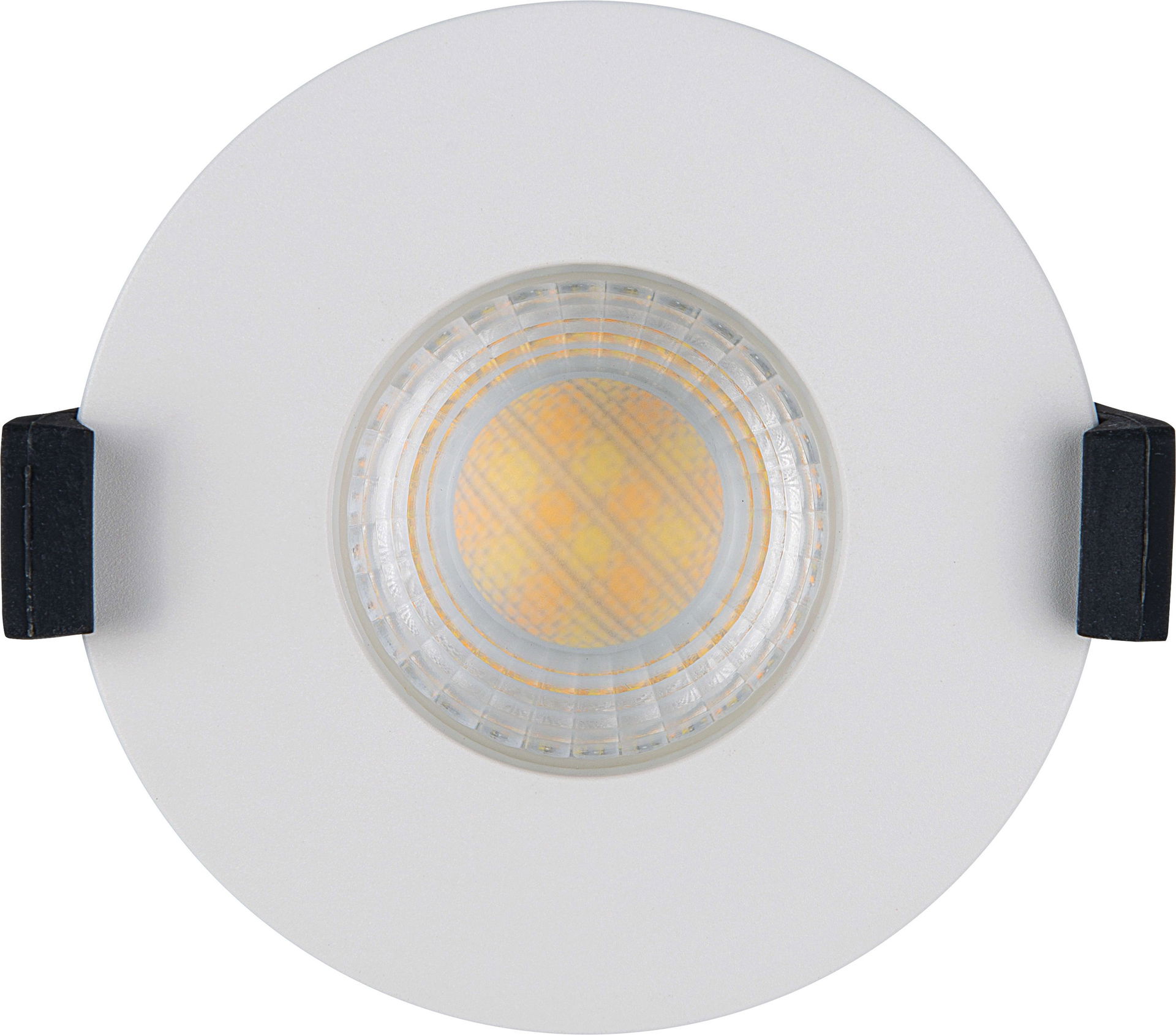 FType Elite Fire Rated Downlight 4W/6W 690lm Power Change & CCT Change 3000K / 4000K Dim2Warm Dimmable IP65 White - Flat