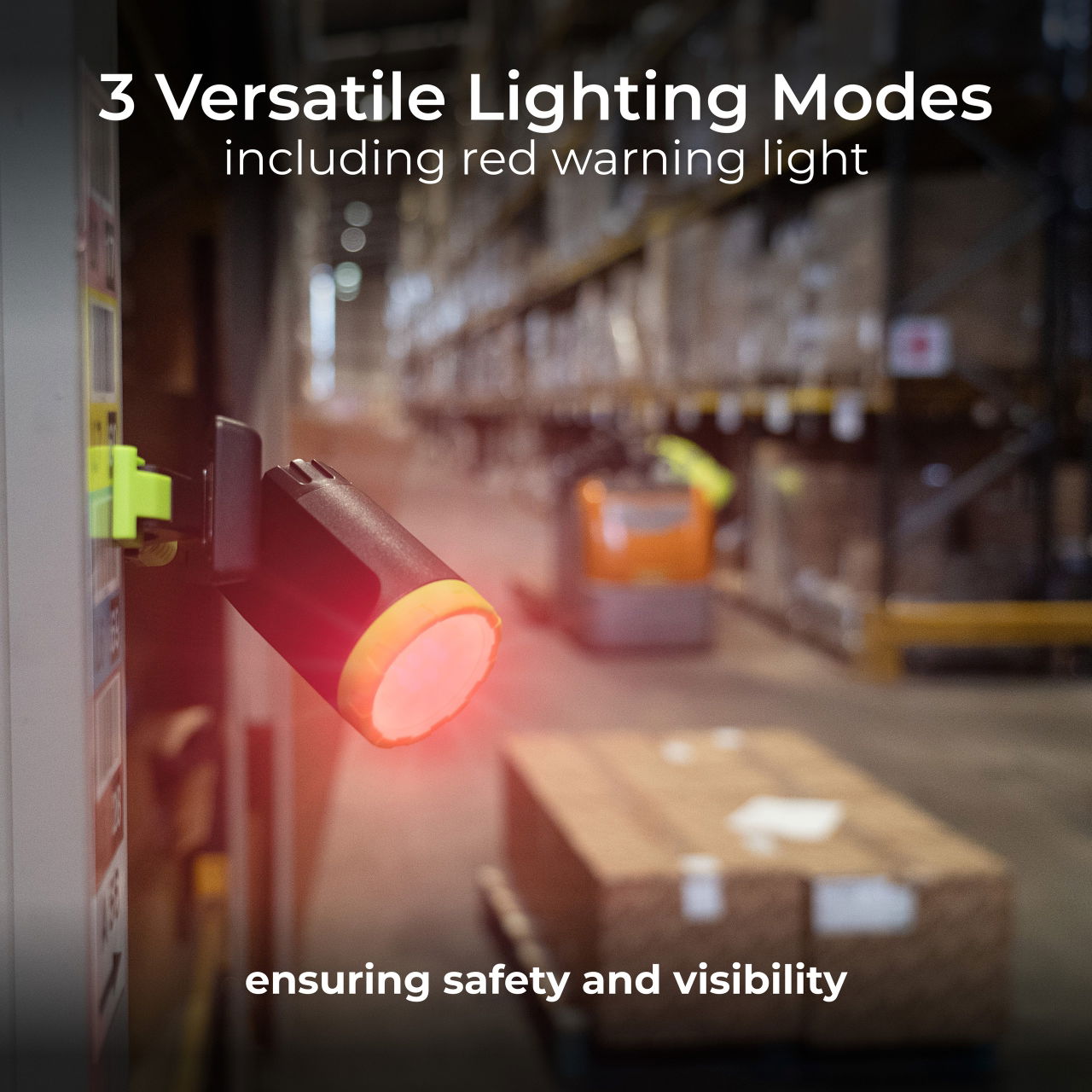Luceco LED Mini Spotlight with Magnet and Clamp, USB-C Rechargeable, 3 Lighting Modes, Inspection Light, Hands-Free Operation,  IP44, 5W, 500lm, 6500K