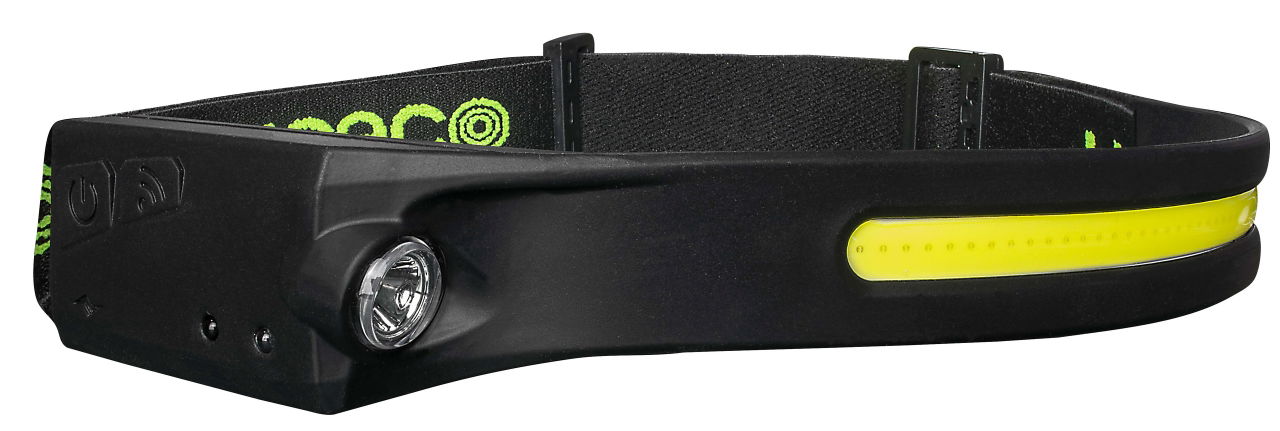Flexable Headtorch with Motion Sensor 350lm+150lm USB Rechargeable