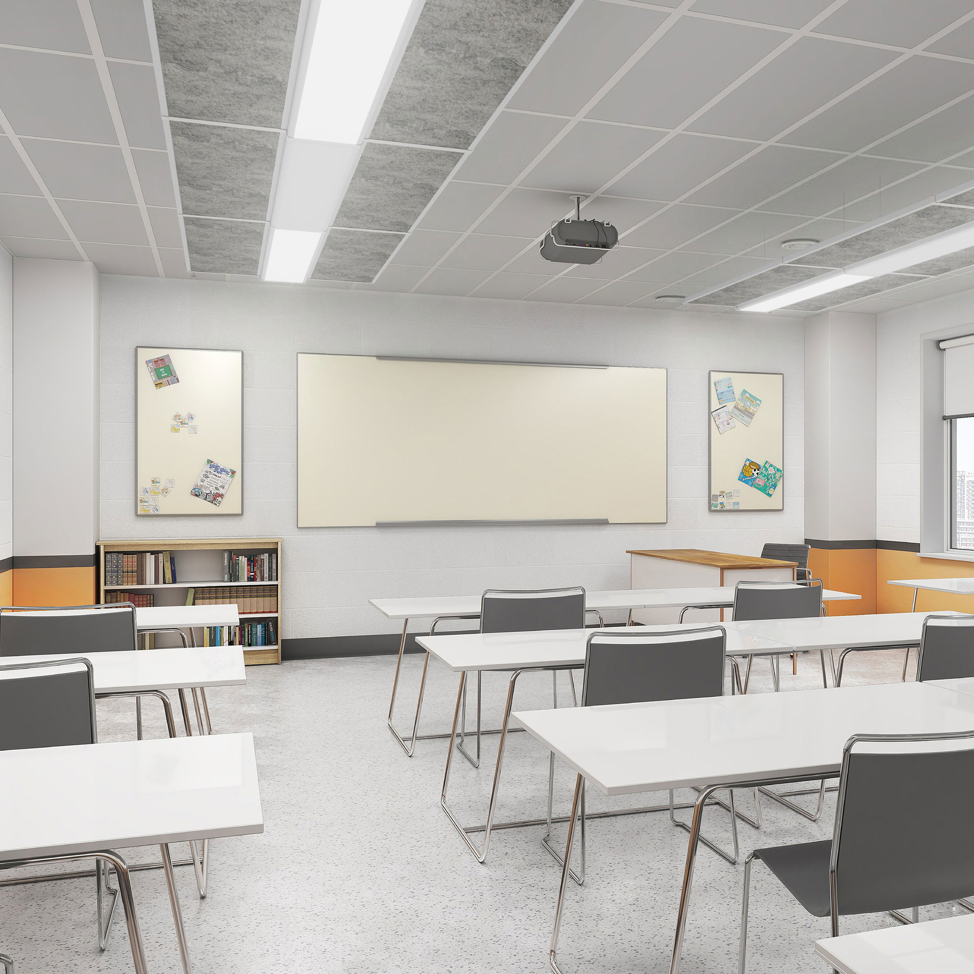 Luceco Litera Acoustic Wing for LIT15WMOD Enhance Sound Absorption
