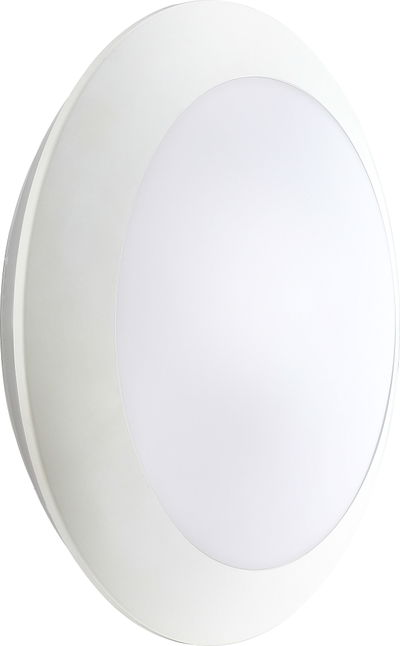 Celeste bulkhead 440mm 3200lm 24.6W 4000K fixed output and microwave MW