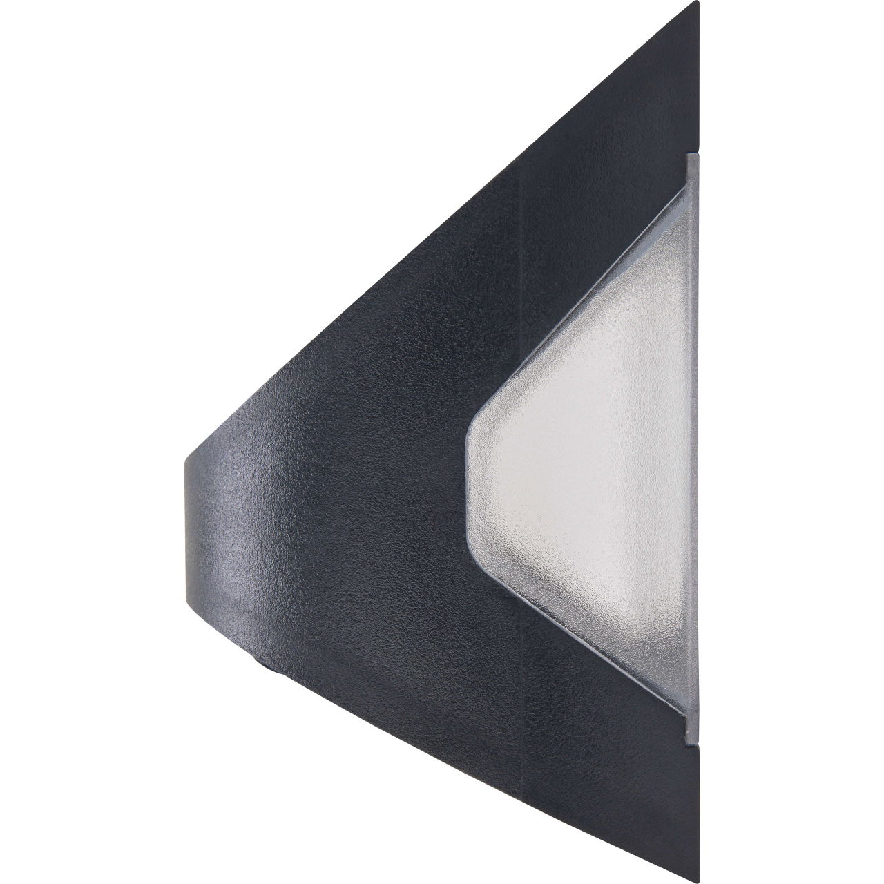 Luceco Prysm Decorative Outdoor Solar Wall Light with PIR Motion Sensor and USB Charging Port, LED Exterior Lighting, Black, IP54, 6W, 600lm, 4000K