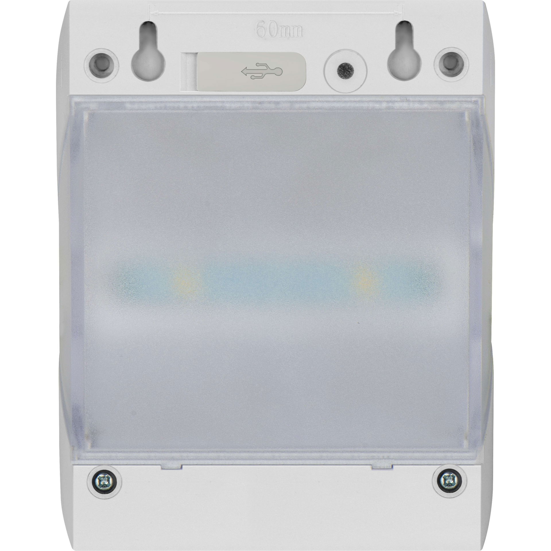Luceco Prysm Decorative Outdoor Solar Wall Light with PIR Motion Sensor and USB Charging Port, LED Exterior Lighting, White, IP54, 3W, 300lm, 4000K