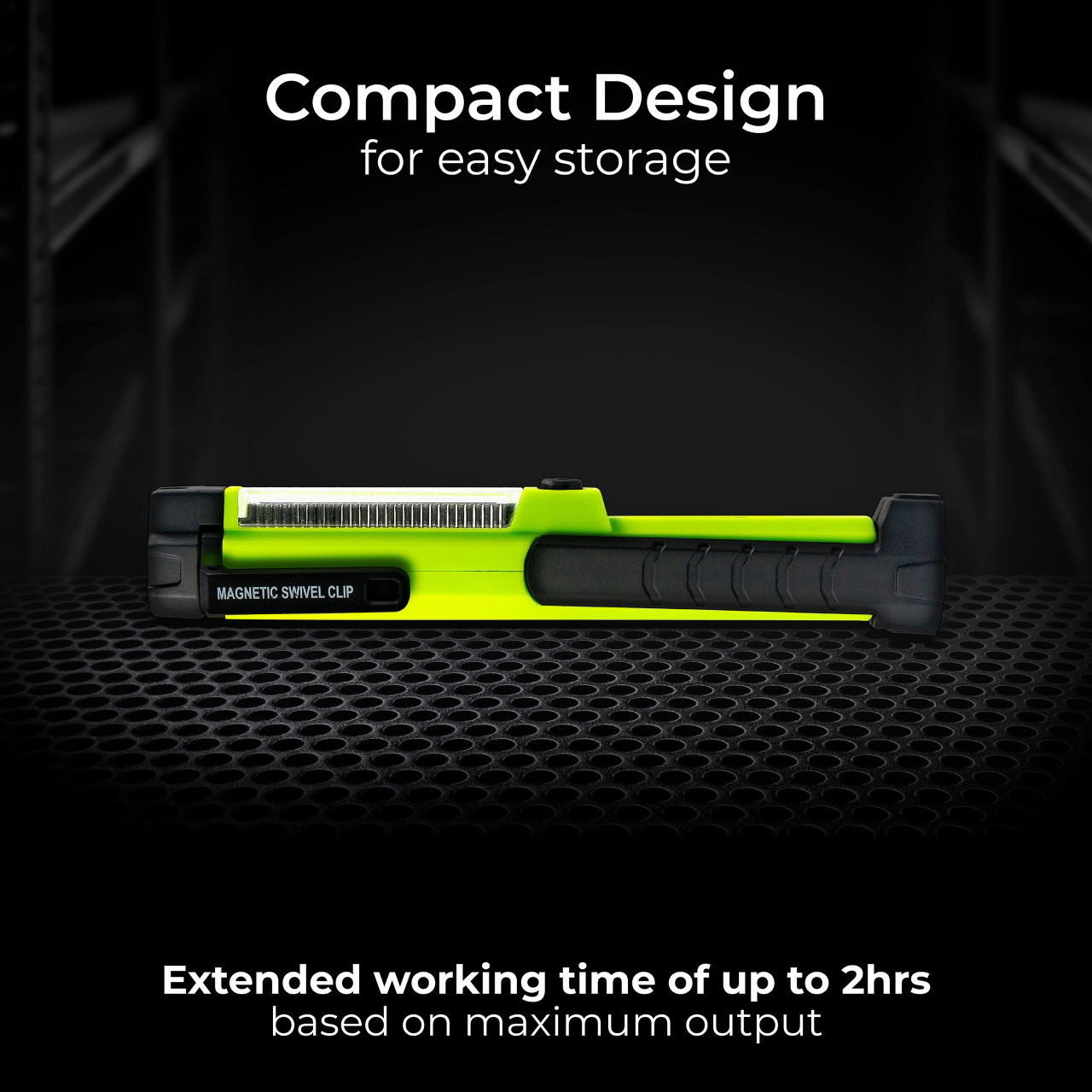Luceco tilting mini inspection torch 5v 1.5w 150lm 6500k - USB charged