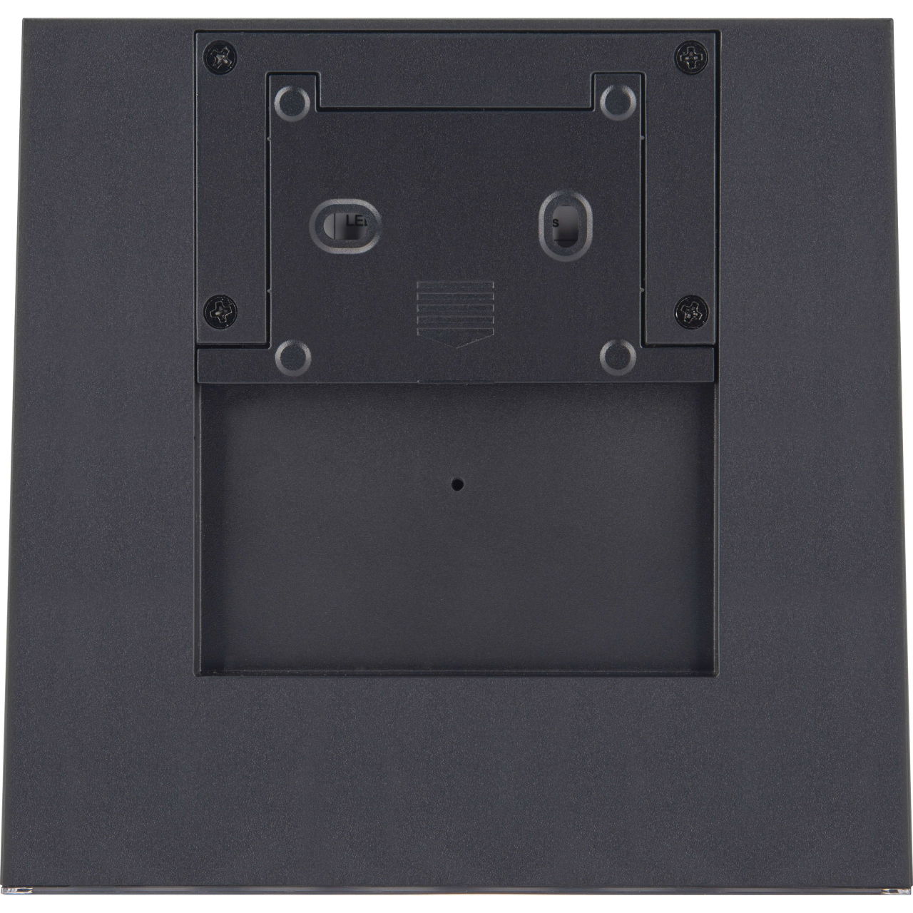 Luceco Stealth Decorative Outdoor Solar Wall Wash Light with PIR Motion Sensor, LED Exterior Lighting, Slate Grey, IP54, 7W, 1000lm, 3000K