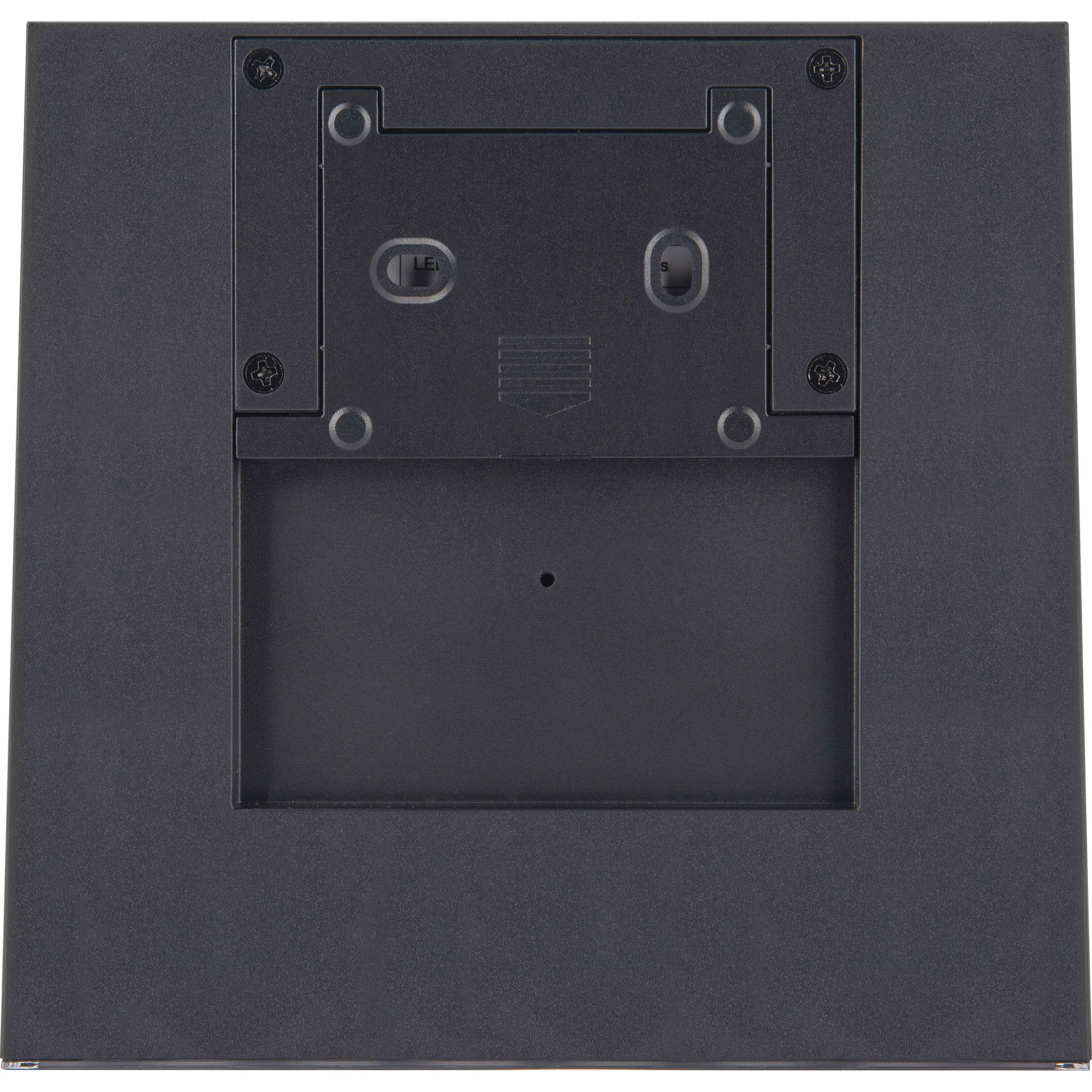 Luceco Stealth Decorative Outdoor Solar Wall Wash Light with PIR Motion Sensor, LED Exterior Lighting, Slate Grey, IP54, 7W, 1000lm, 3000K