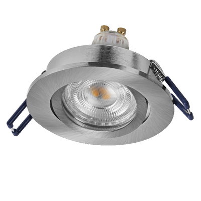 Spot Set Recess GU10 Dim Adjustable Click 3.7W 827 Satin Nickel