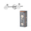 LED Spot Vase 2xG9 Brushed Nickel