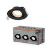 Spot Set Recess DIM 4.9W 827 120° Black