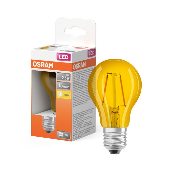 LED Star Classic A 15 Decor 2.5W 622 Yellow E27