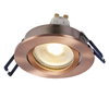 Spot Set Recess GU10 Dim Adjustable Click 6W 827 Red Brass