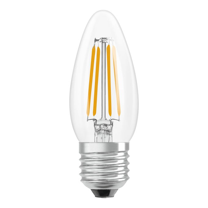 LED Star Classic B 40 Filament 3.4W 827 Clear E27