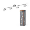 LED Spot Vase 4xG9 Brushed Nickel