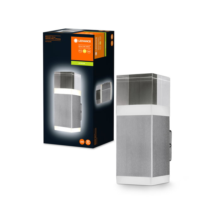 ENDURA Style Crystal Wall UpDown 9W