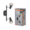 LED Spot GU10 Black 2 X 3.4W 927 DIM