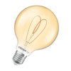 Vintage 1906 Globe 95 60 Heart Filament DIM 8W 922 Gold E27