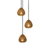 Decor Paper Drop Pendant Plate 3XE27 Beige