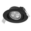Spot Set Recess Simple DIM 4.9W 827 40° Black